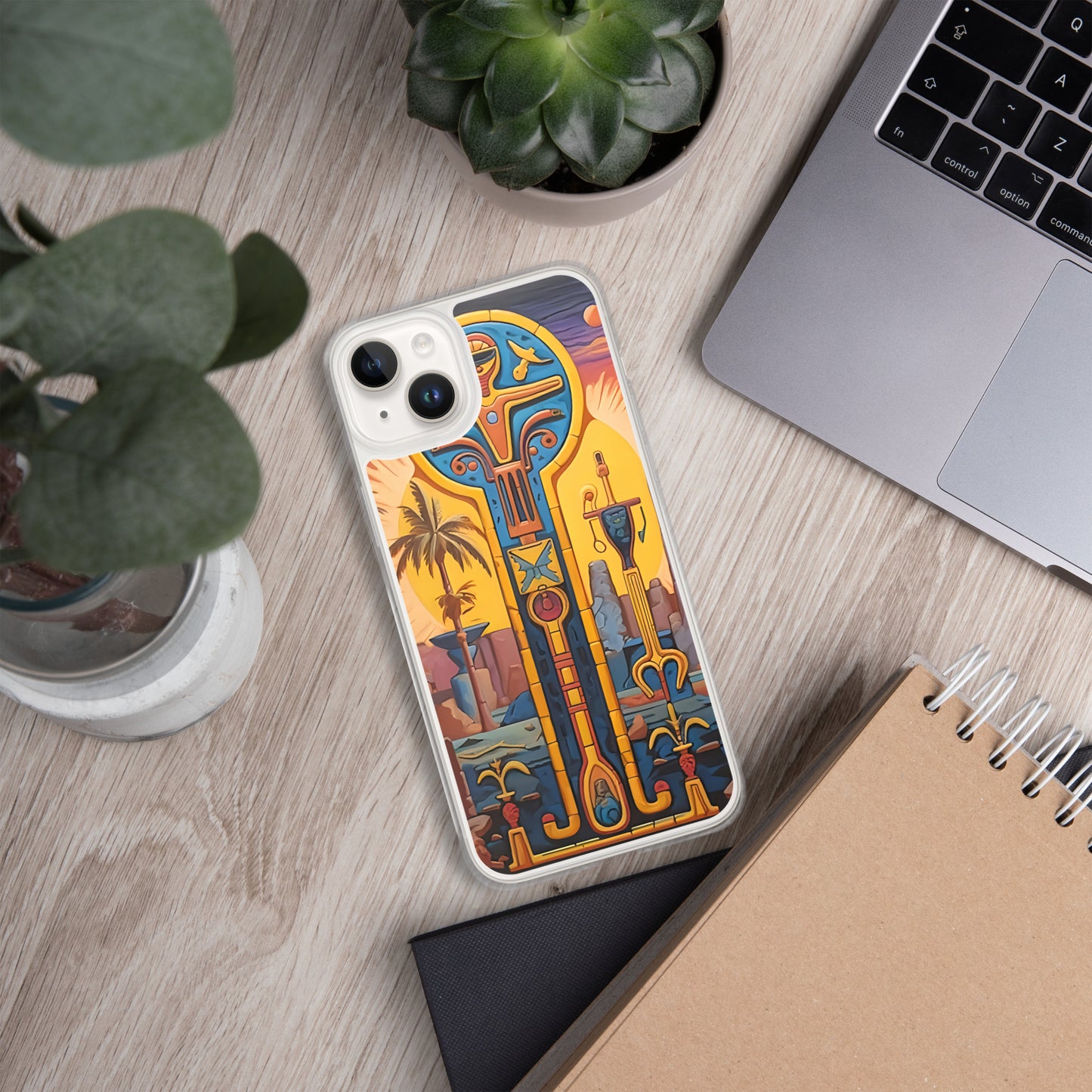 Coque pour iPhone® : La croix d'Ankh, symbole de vie éternelle