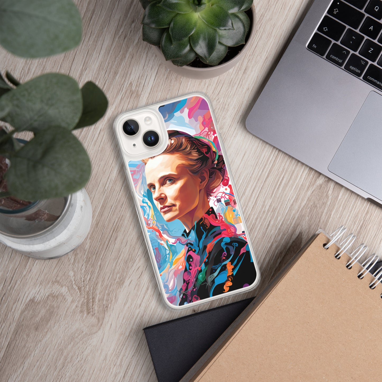 Coque pour iPhone® : Marie Curie, rayonnement scientifique