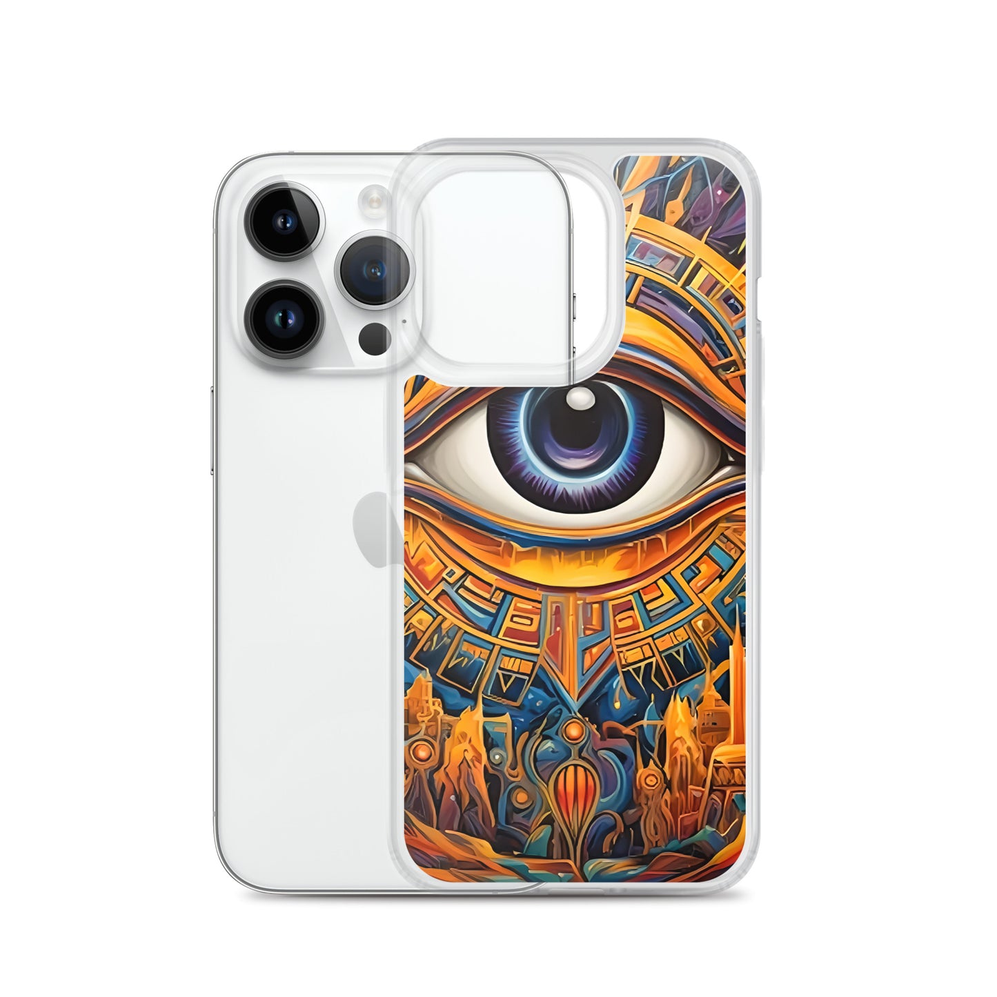 Coque d'iPhone® rigide : L'oeil d'Horus, guérison et protection