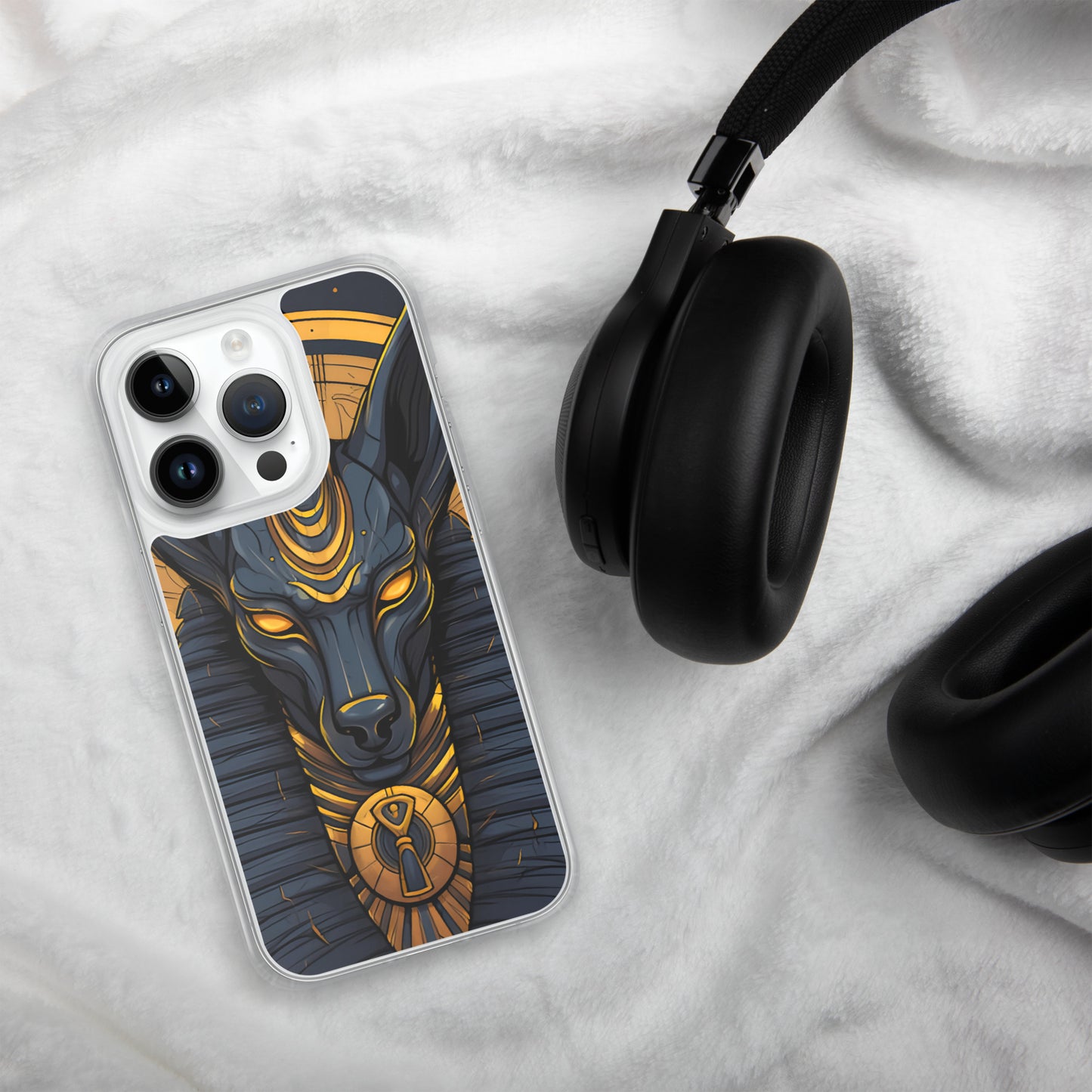 Coque pour iPhone® : Anubis, dieu de la mort et de la renaissance