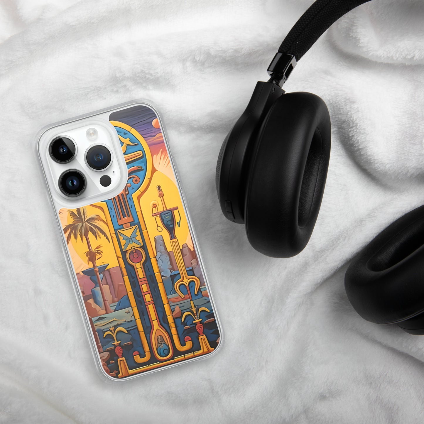 Coque pour iPhone® : La croix d'Ankh, symbole de vie éternelle