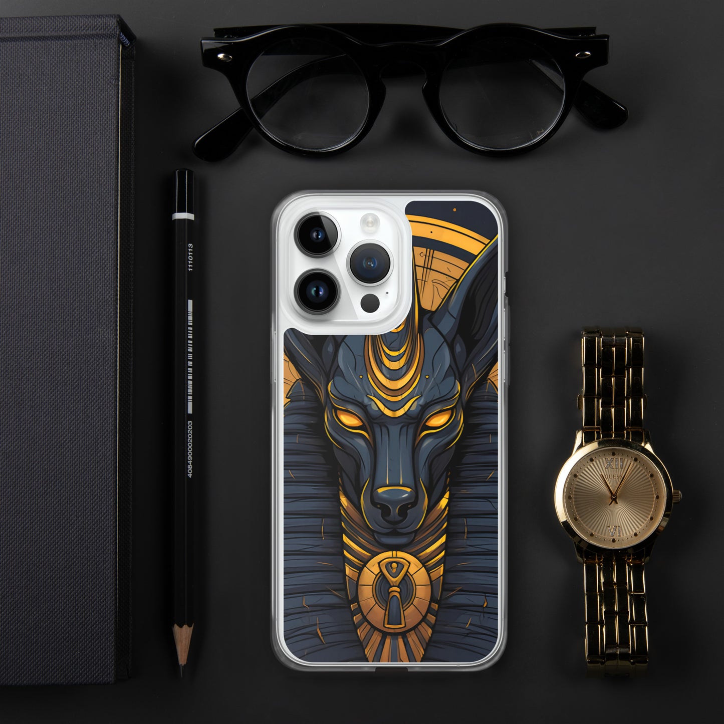 Coque pour iPhone® : Anubis, dieu de la mort et de la renaissance