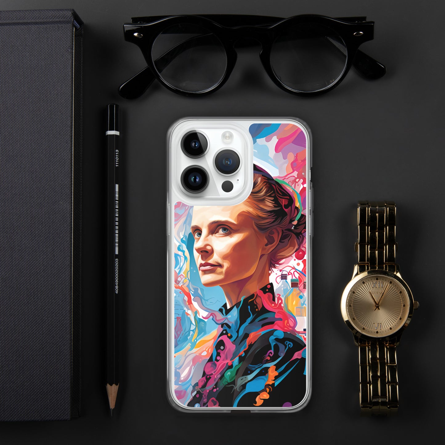 Coque pour iPhone® : Marie Curie, rayonnement scientifique