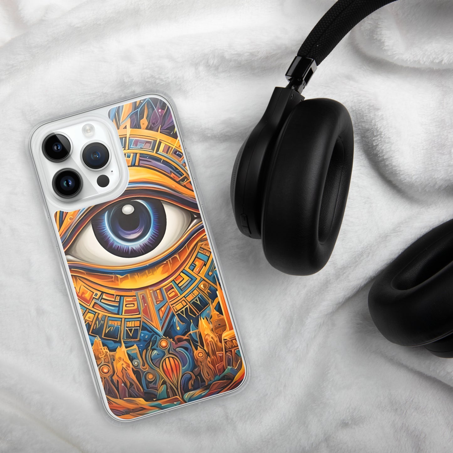 Coque pour iPhone® : L'oeil d'Horus, guérison et protection