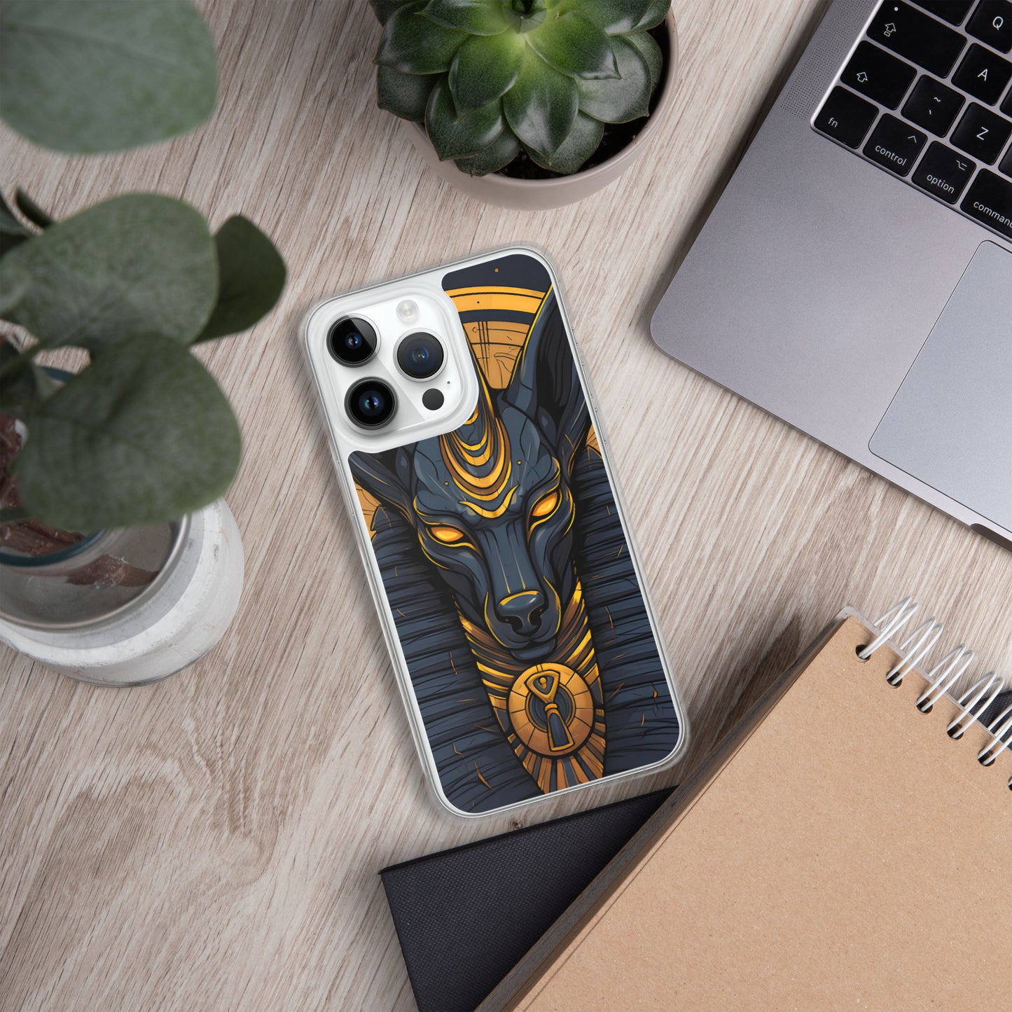 Coque pour iPhone® : Anubis, dieu de la mort et de la renaissance