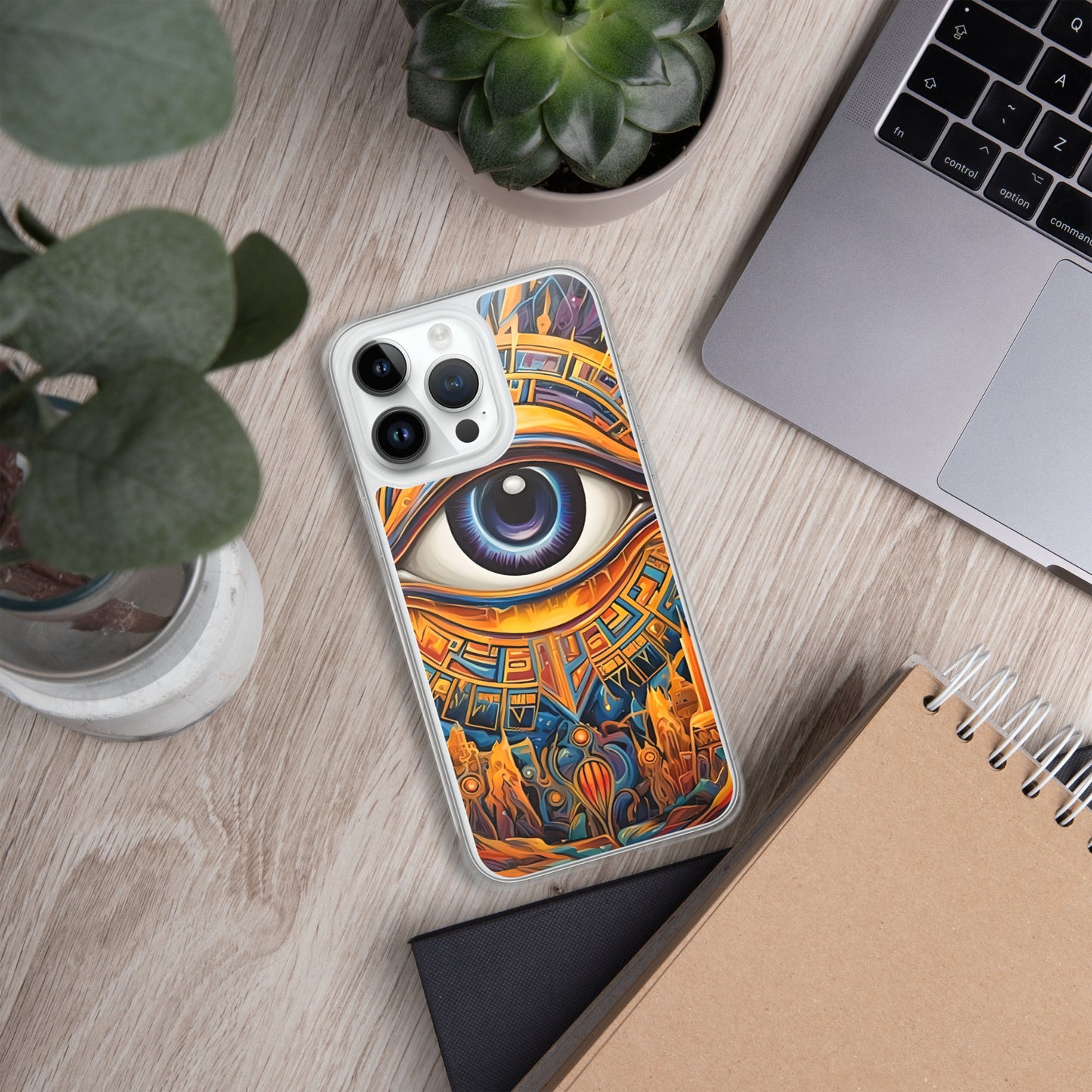 Coque pour iPhone® : L'oeil d'Horus, guérison et protection