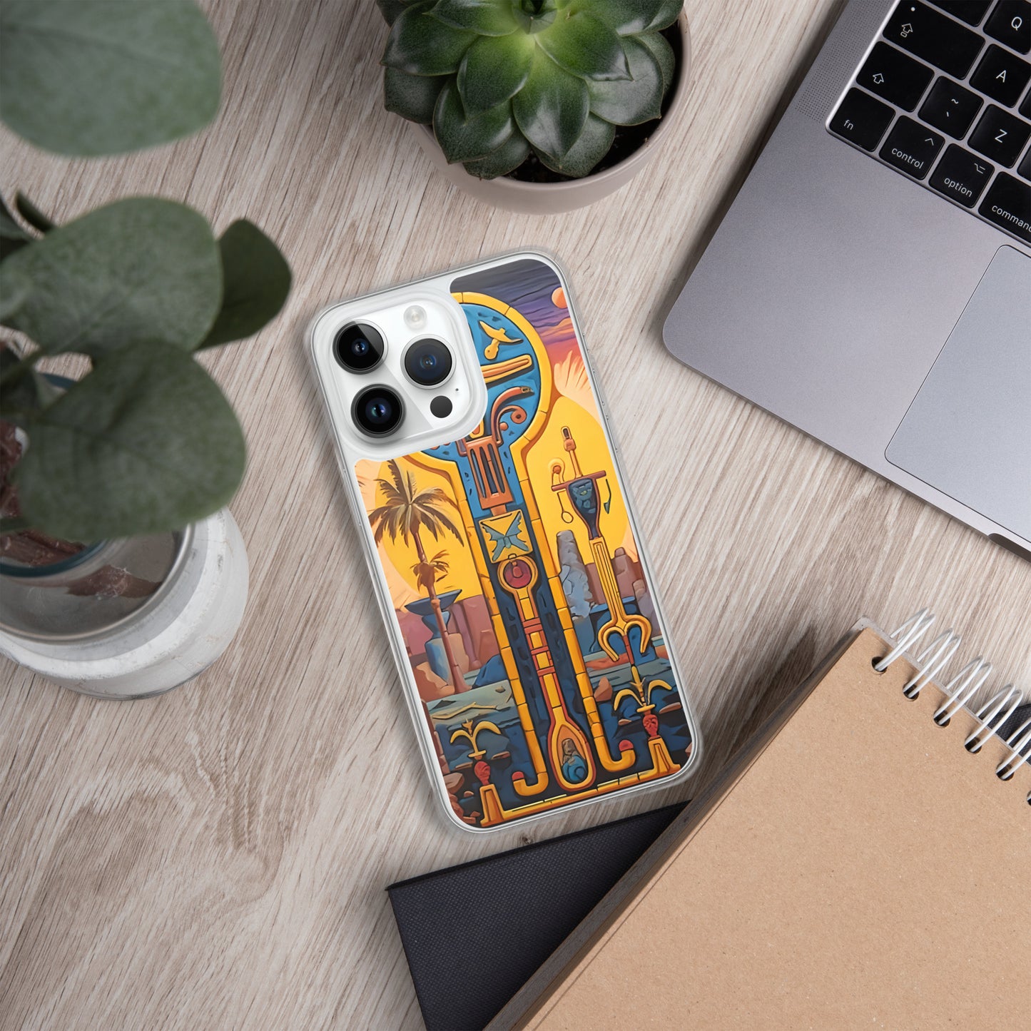 Coque pour iPhone® : La croix d'Ankh, symbole de vie éternelle