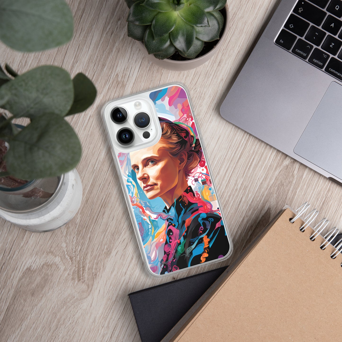 Coque pour iPhone® : Marie Curie, rayonnement scientifique