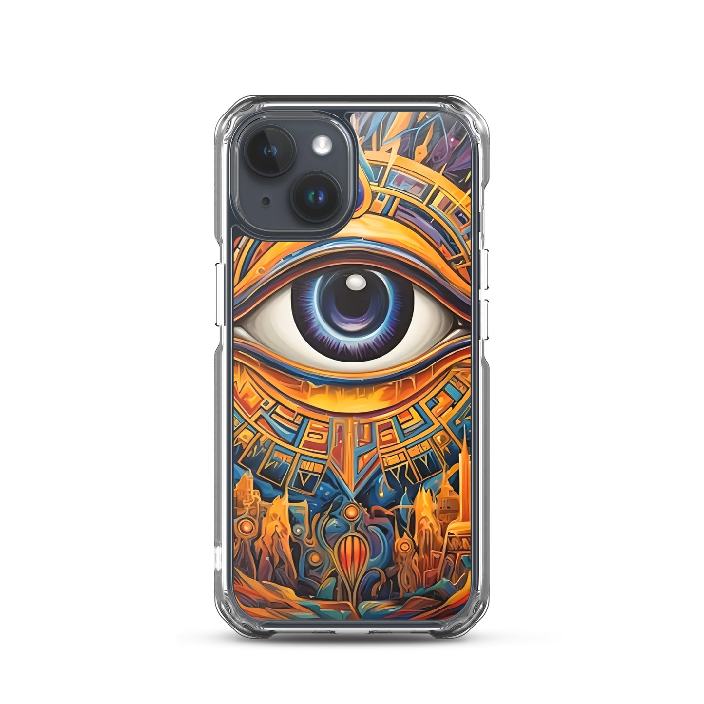 Coque d'iPhone® rigide : L'oeil d'Horus, guérison et protection