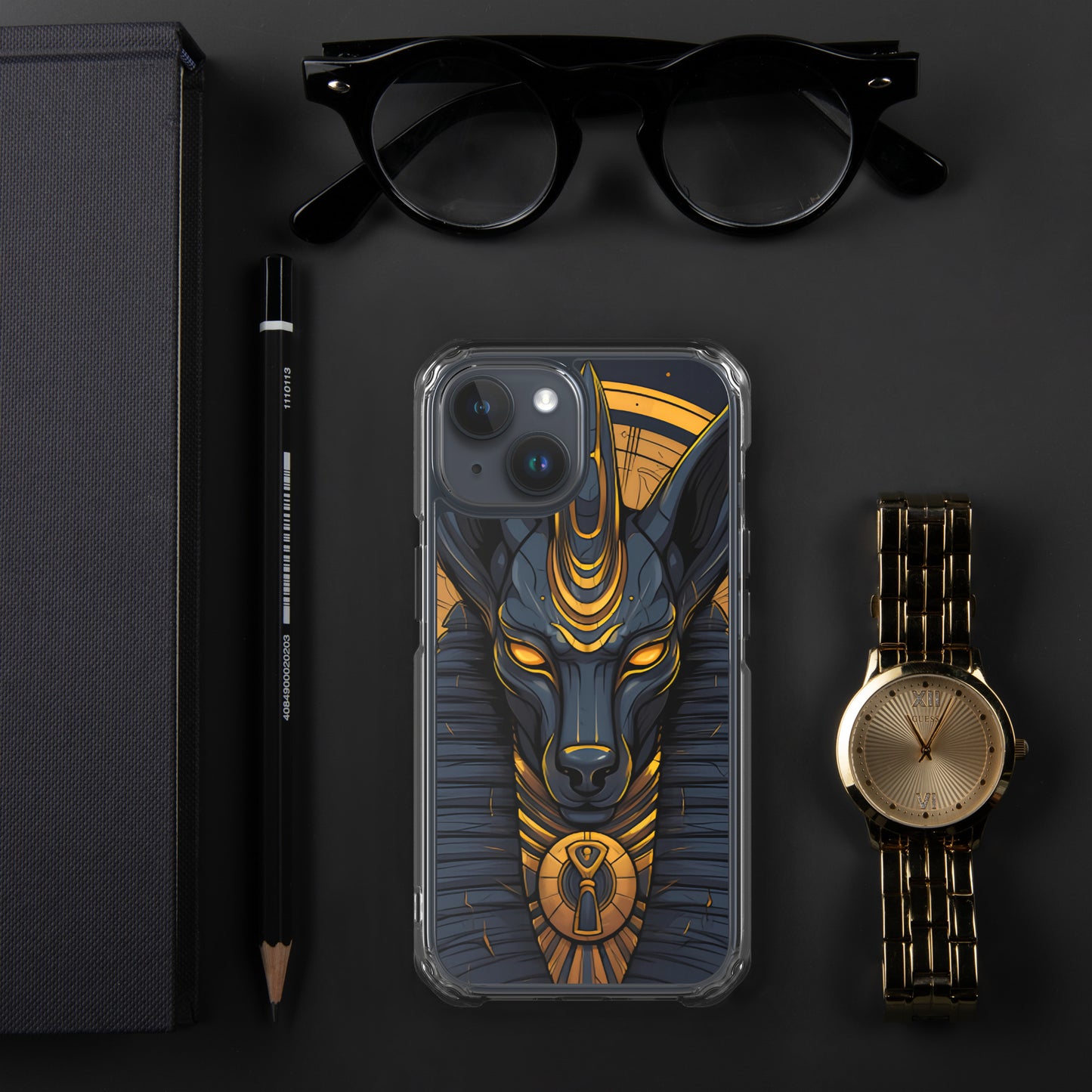 Coque pour iPhone® : Anubis, dieu de la mort et de la renaissance