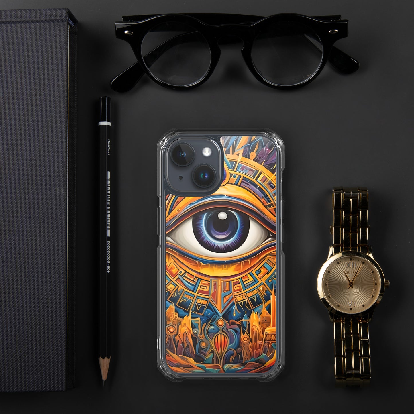 Coque pour iPhone® : L'oeil d'Horus, guérison et protection