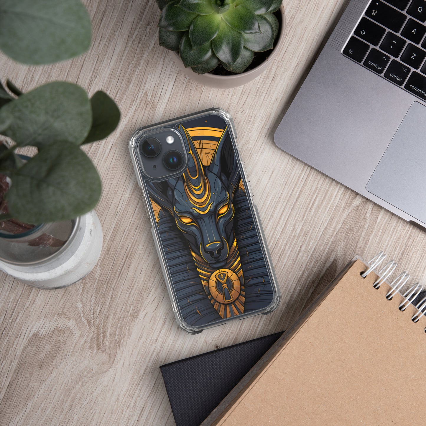 Coque pour iPhone® : Anubis, dieu de la mort et de la renaissance