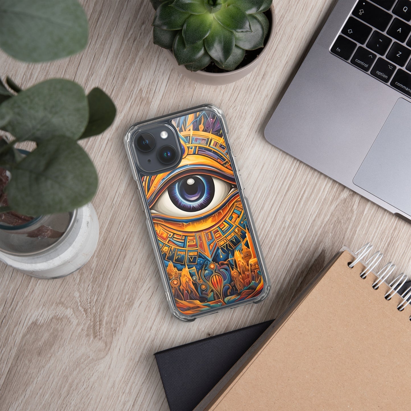 Coque pour iPhone® : L'oeil d'Horus, guérison et protection