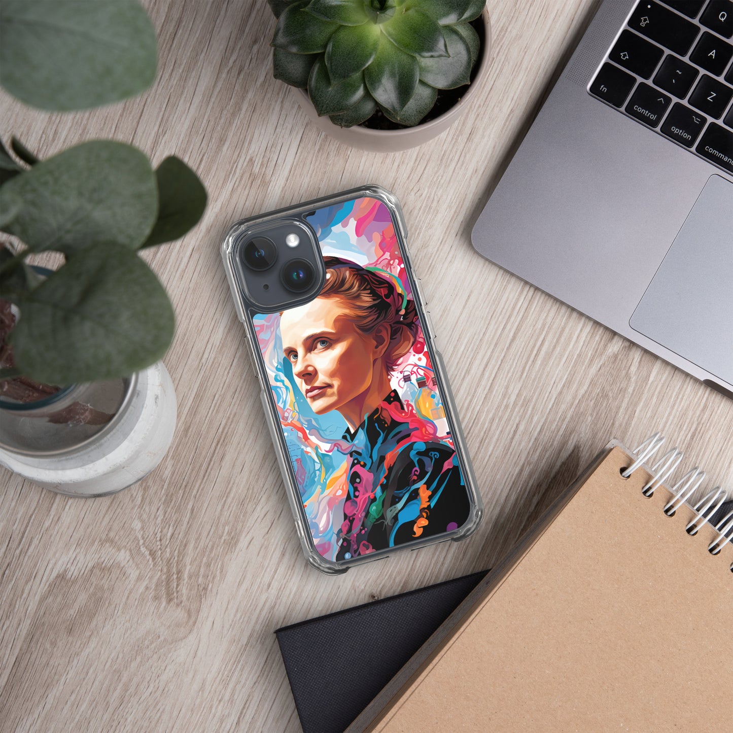 Coque pour iPhone® : Marie Curie, rayonnement scientifique