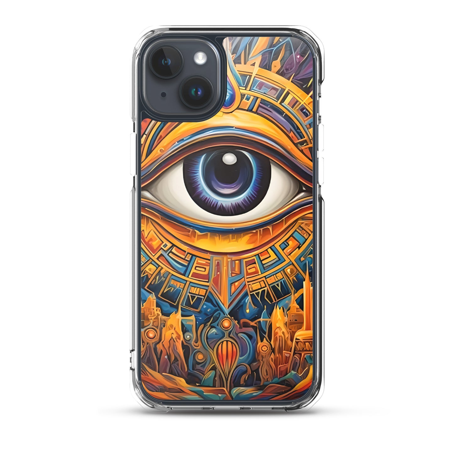 Coque d'iPhone® rigide : L'oeil d'Horus, guérison et protection