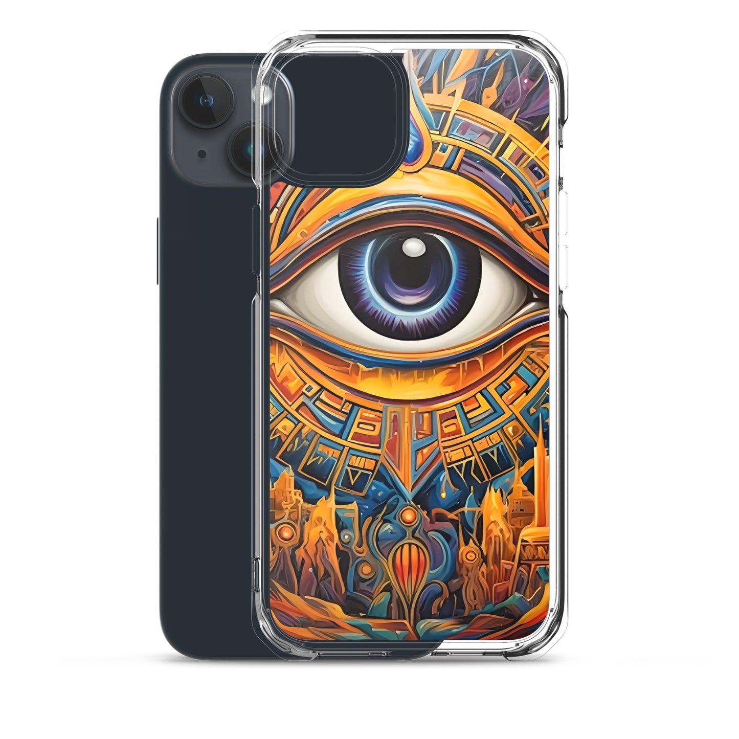 Coque d'iPhone® rigide : L'oeil d'Horus, guérison et protection