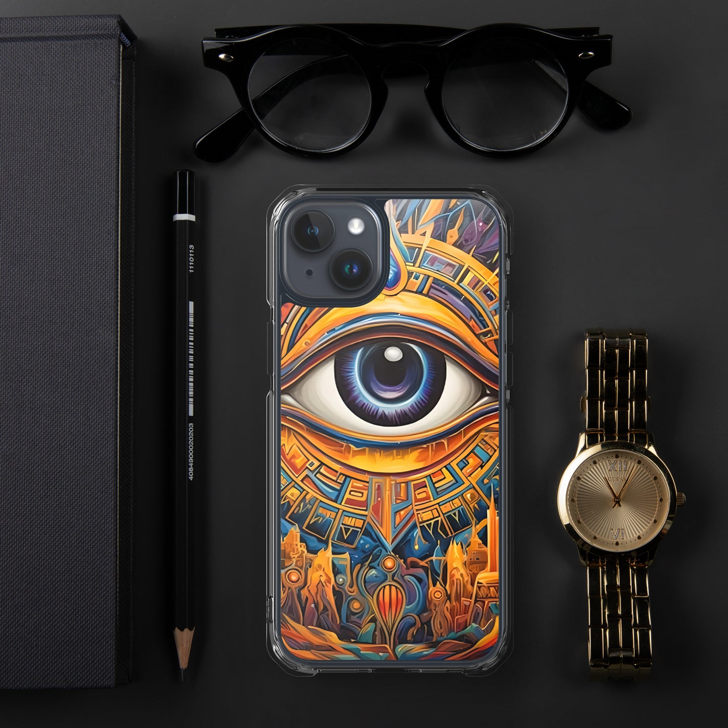 Coque pour iPhone® : L'oeil d'Horus, guérison et protection