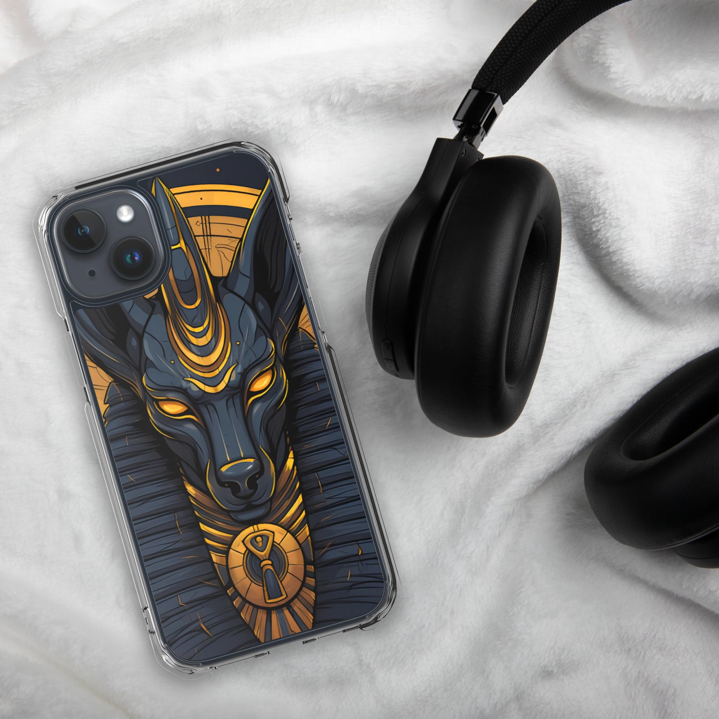 Coque pour iPhone® : Anubis, dieu de la mort et de la renaissance