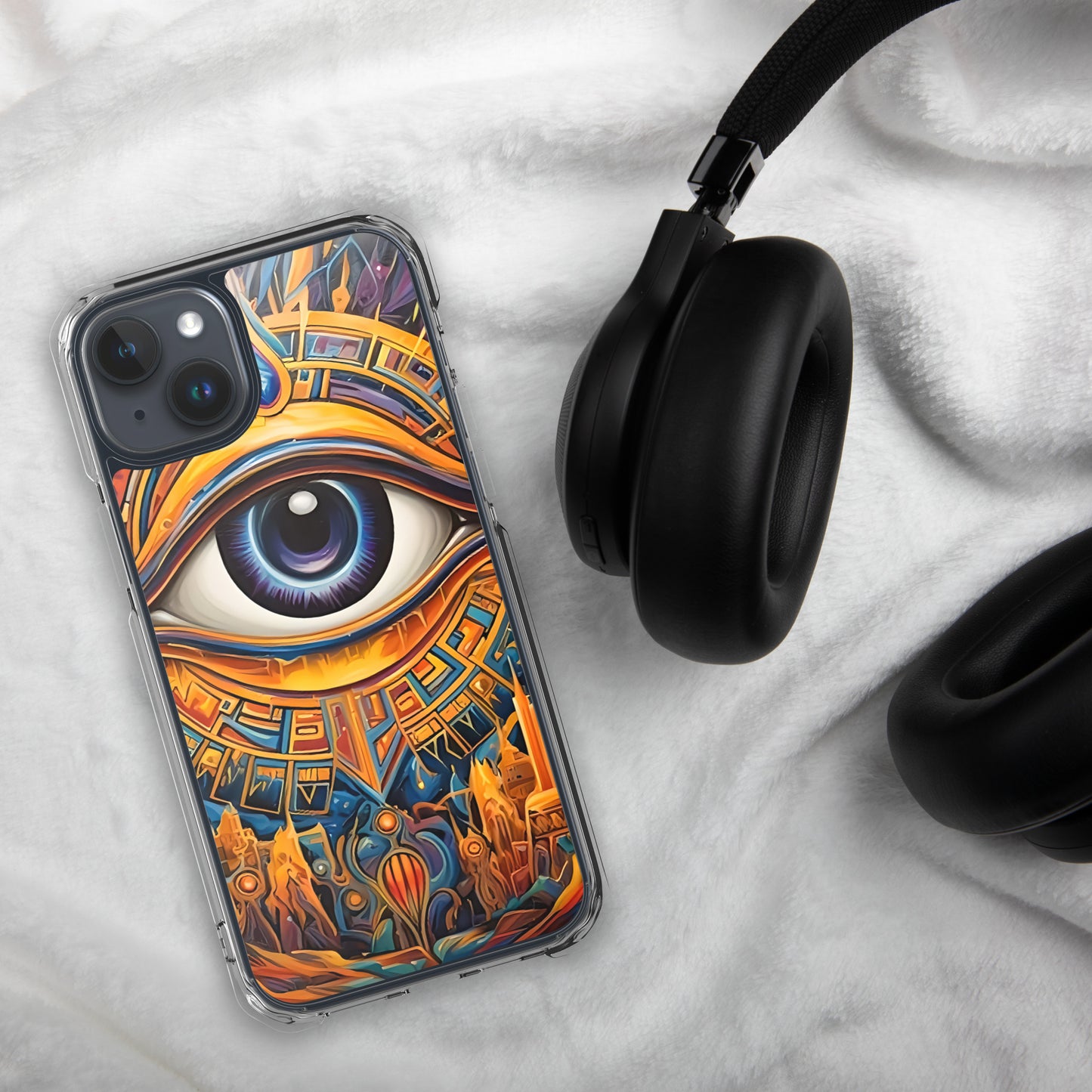 Coque pour iPhone® : L'oeil d'Horus, guérison et protection