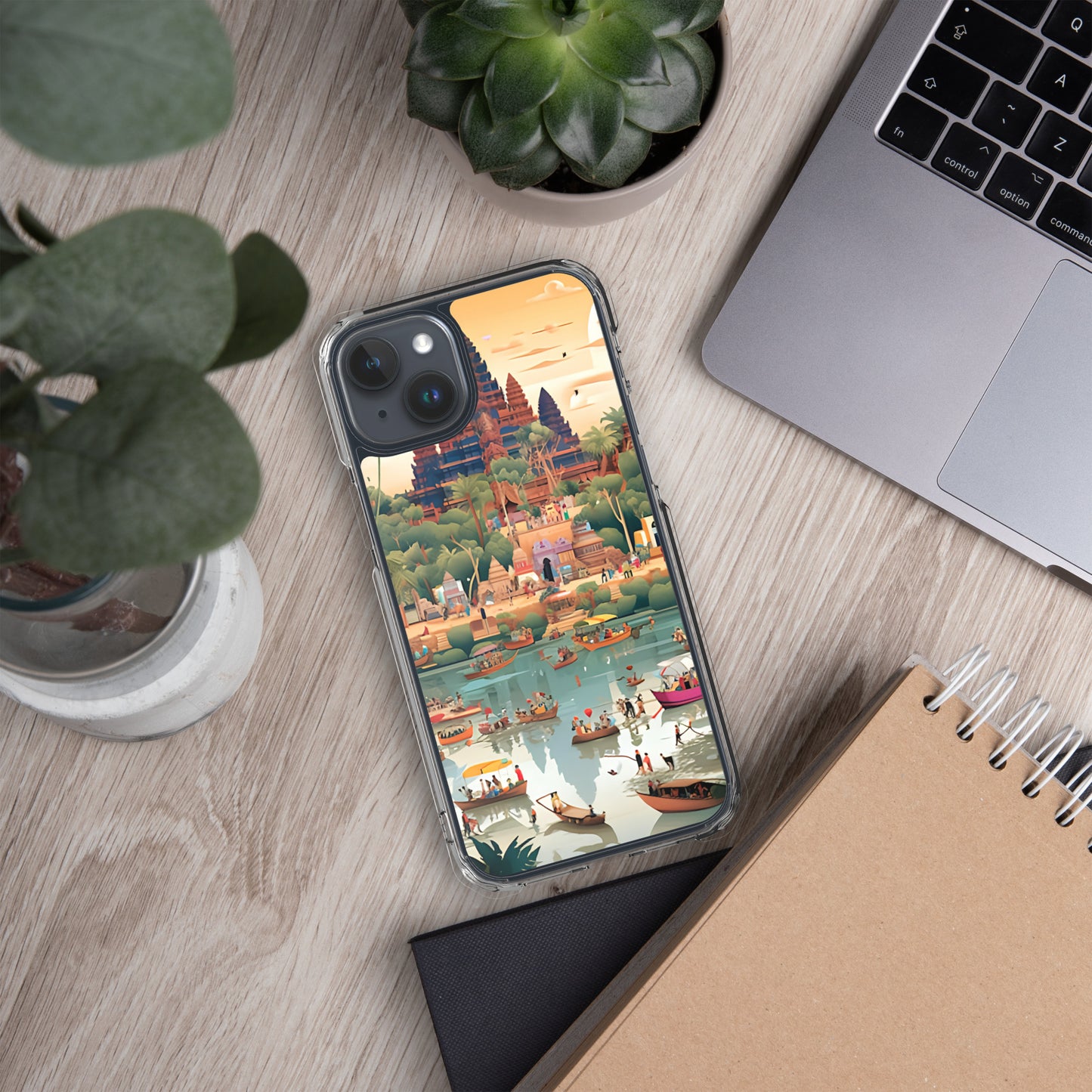 Coque pour iPhone® : Angkor Wat, merveille architecturale