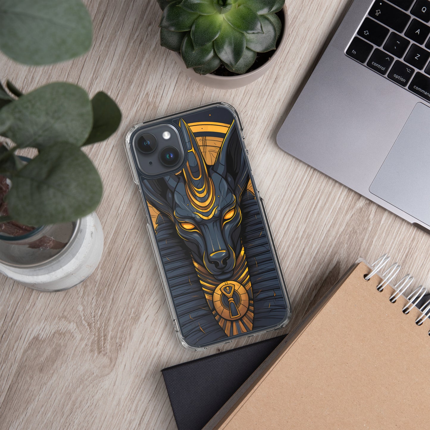 Coque pour iPhone® : Anubis, dieu de la mort et de la renaissance