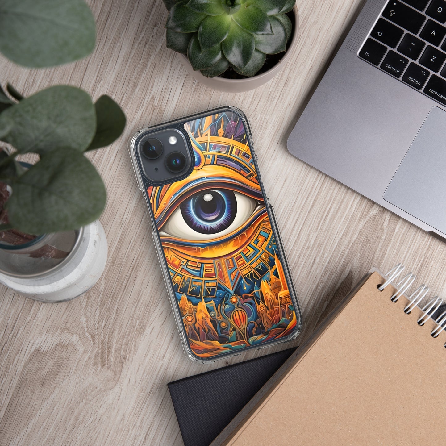 Coque pour iPhone® : L'oeil d'Horus, guérison et protection