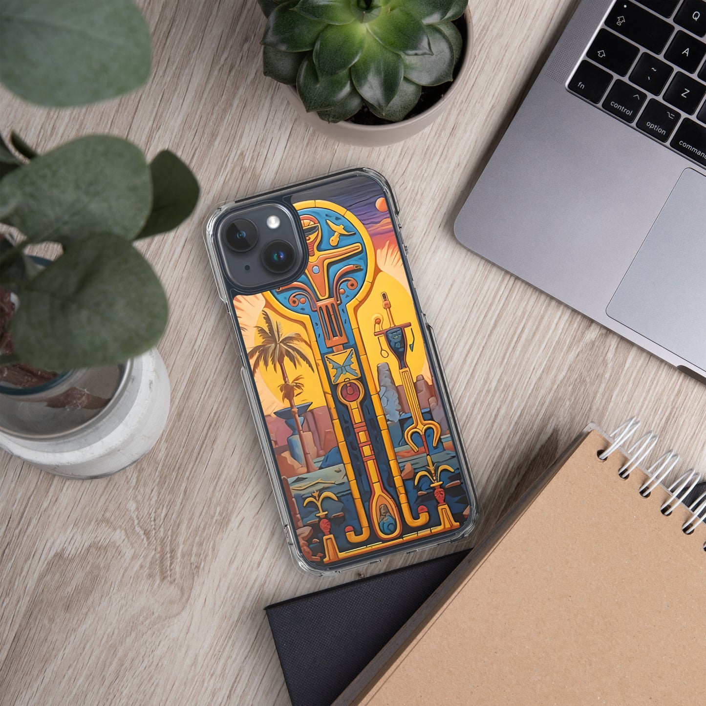 Coque pour iPhone® : La croix d'Ankh, symbole de vie éternelle