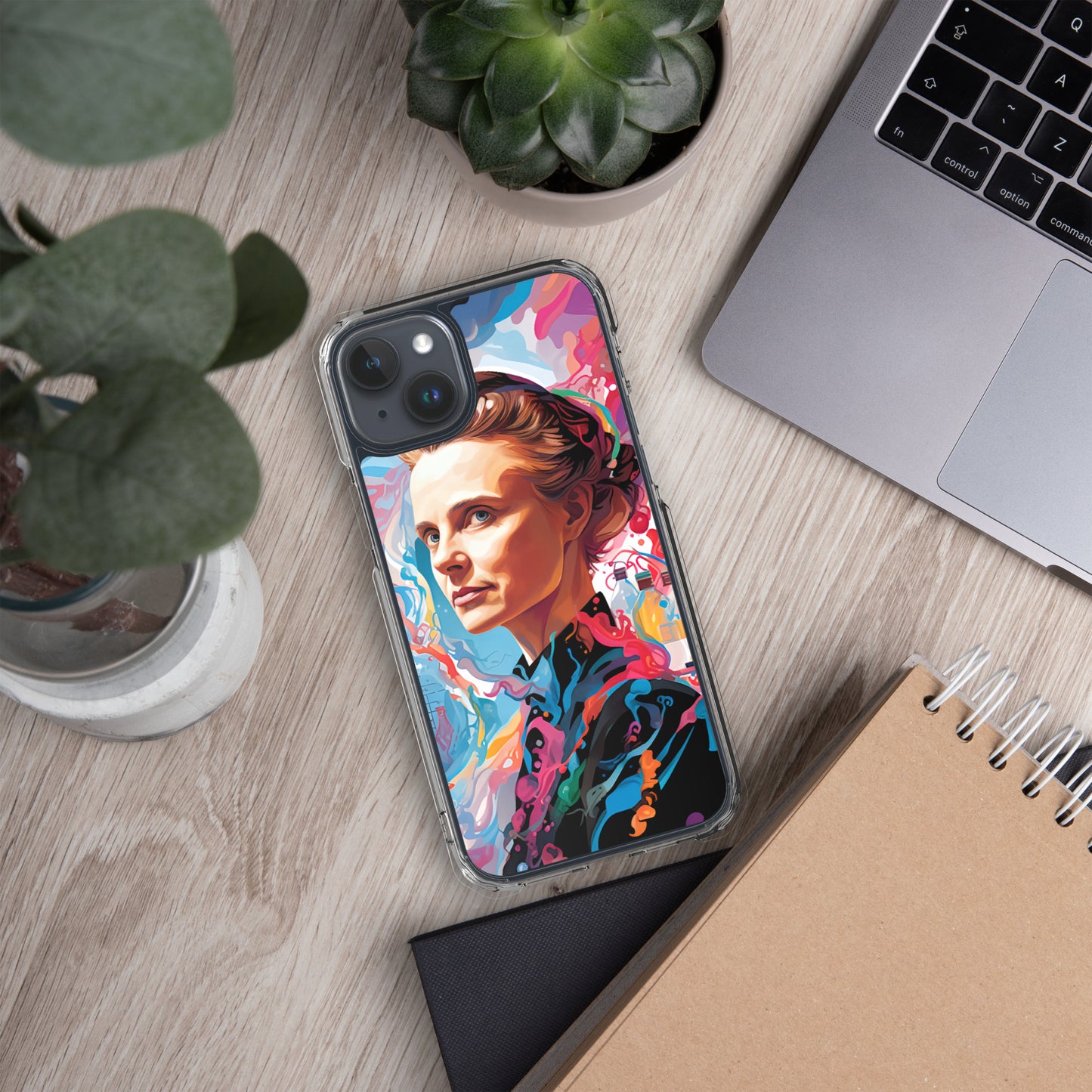 Coque pour iPhone® : Marie Curie, rayonnement scientifique