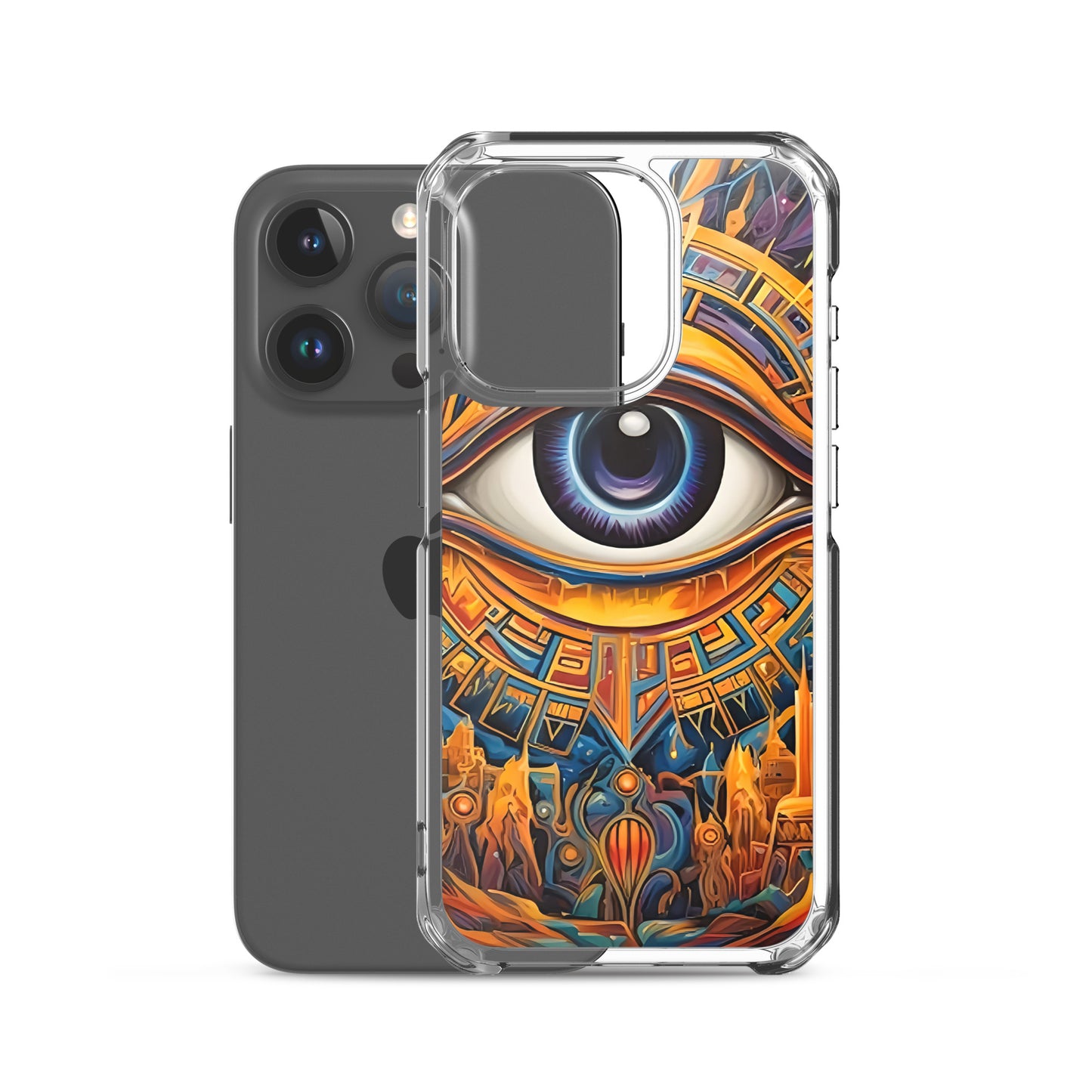 Coque d'iPhone® rigide : L'oeil d'Horus, guérison et protection