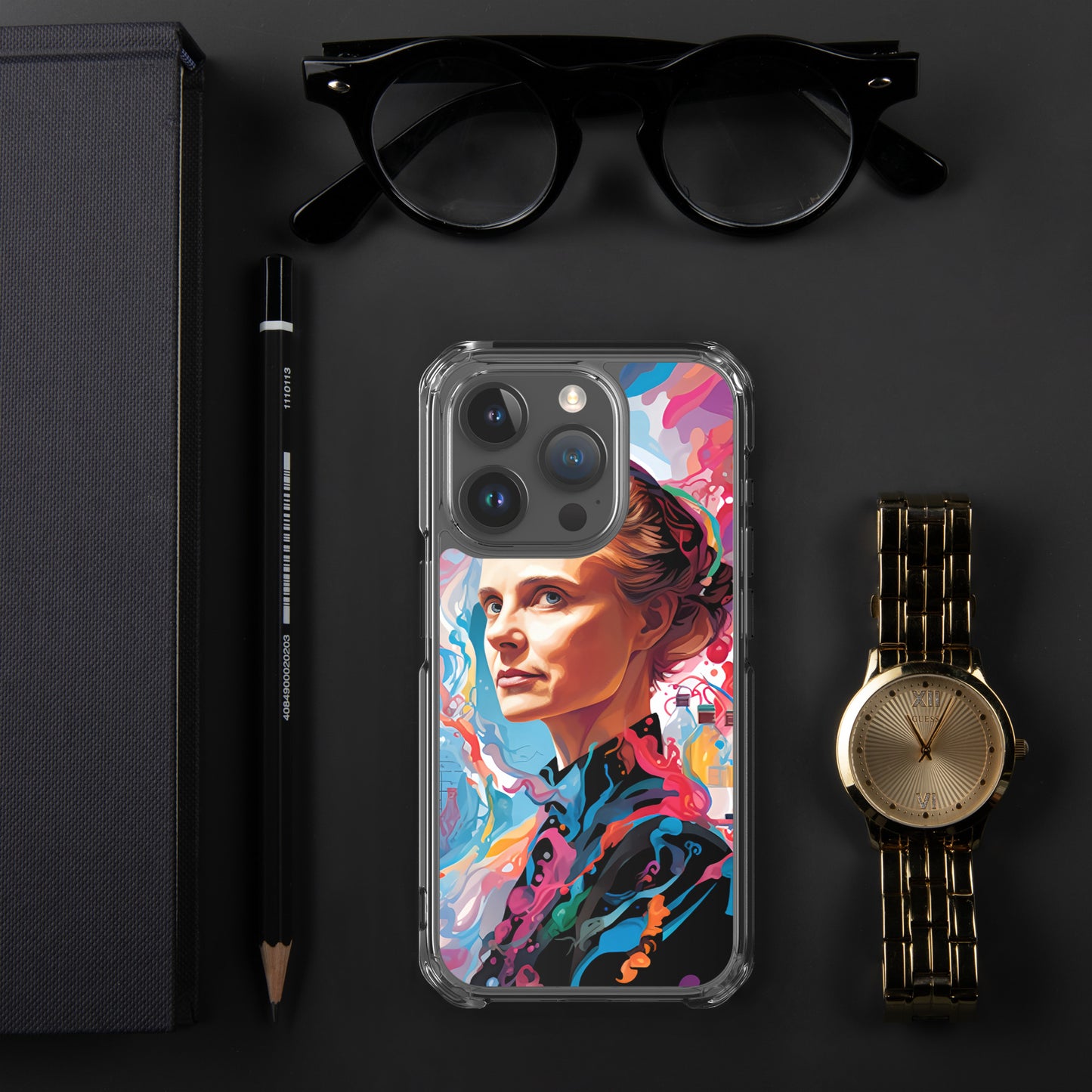 Coque pour iPhone® : Marie Curie, rayonnement scientifique