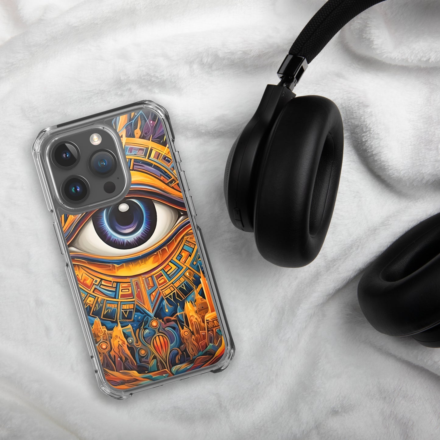 Coque pour iPhone® : L'oeil d'Horus, guérison et protection