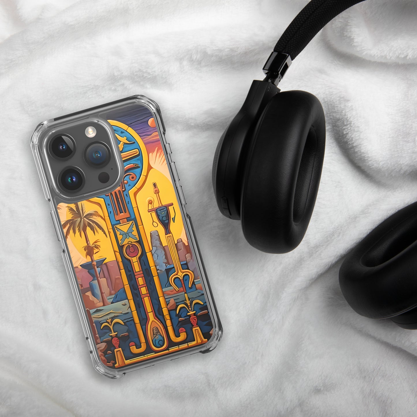 Coque pour iPhone® : La croix d'Ankh, symbole de vie éternelle