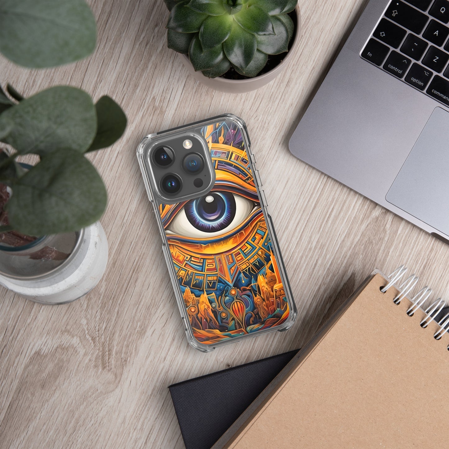 Coque pour iPhone® : L'oeil d'Horus, guérison et protection