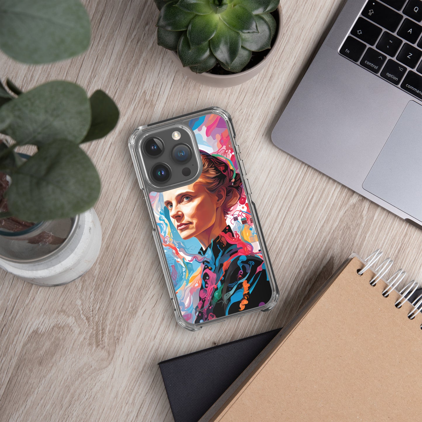 Coque pour iPhone® : Marie Curie, rayonnement scientifique