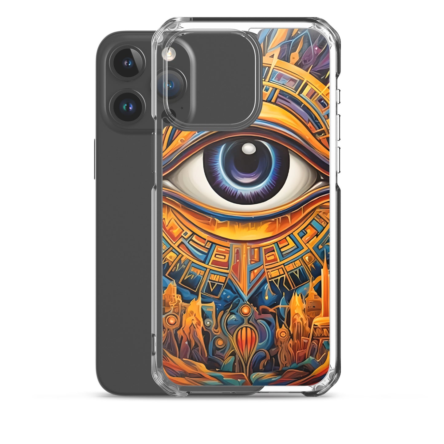 Coque d'iPhone® rigide : L'oeil d'Horus, guérison et protection