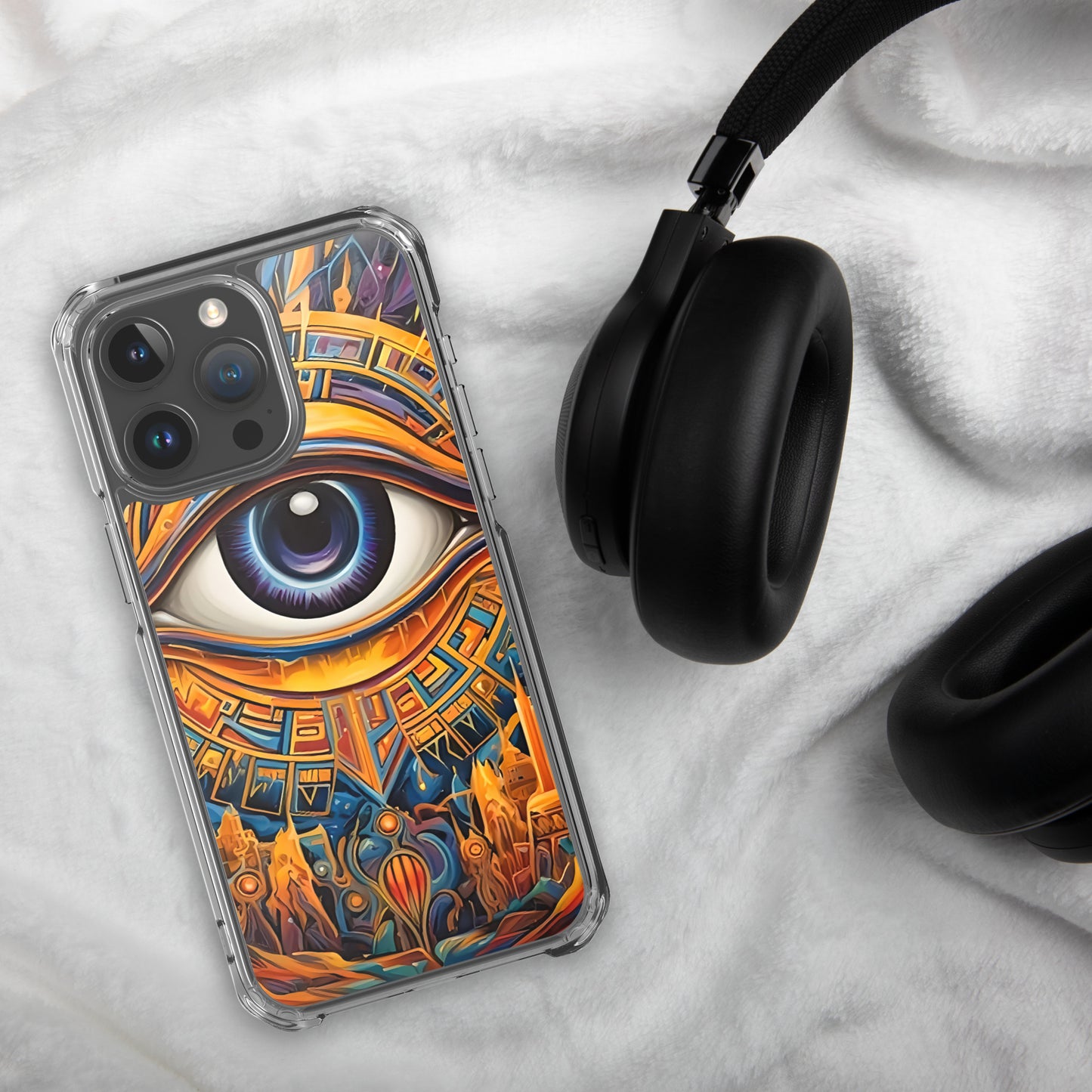 Coque pour iPhone® : L'oeil d'Horus, guérison et protection