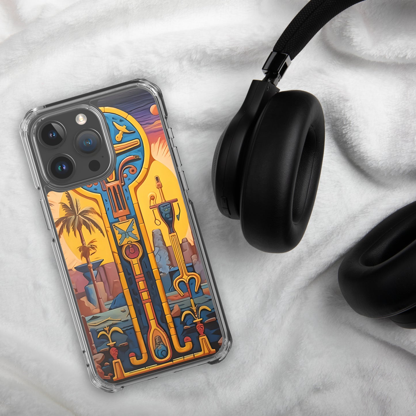 Coque pour iPhone® : La croix d'Ankh, symbole de vie éternelle