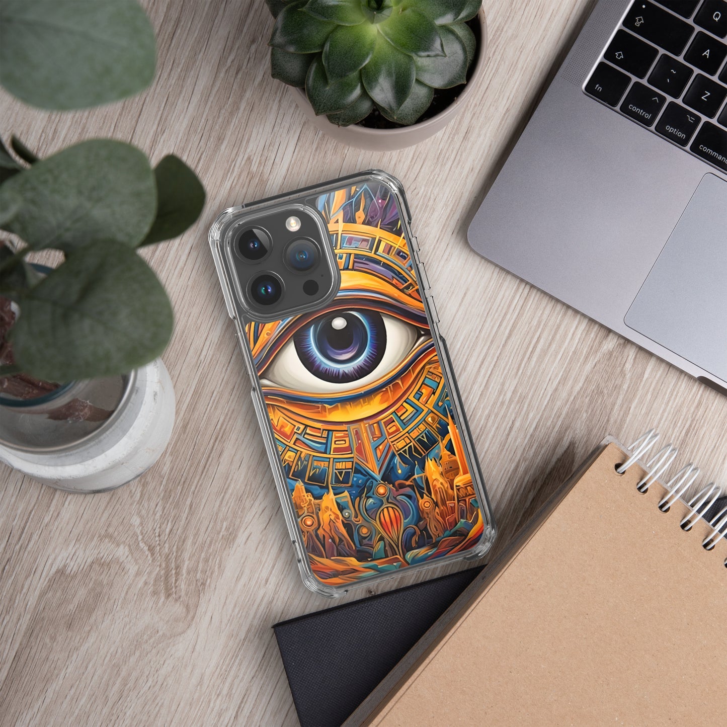 Coque pour iPhone® : L'oeil d'Horus, guérison et protection