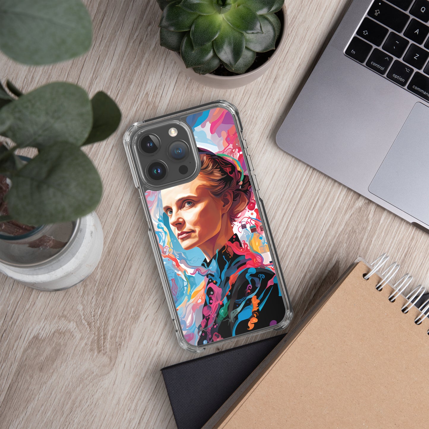 Coque pour iPhone® : Marie Curie, rayonnement scientifique