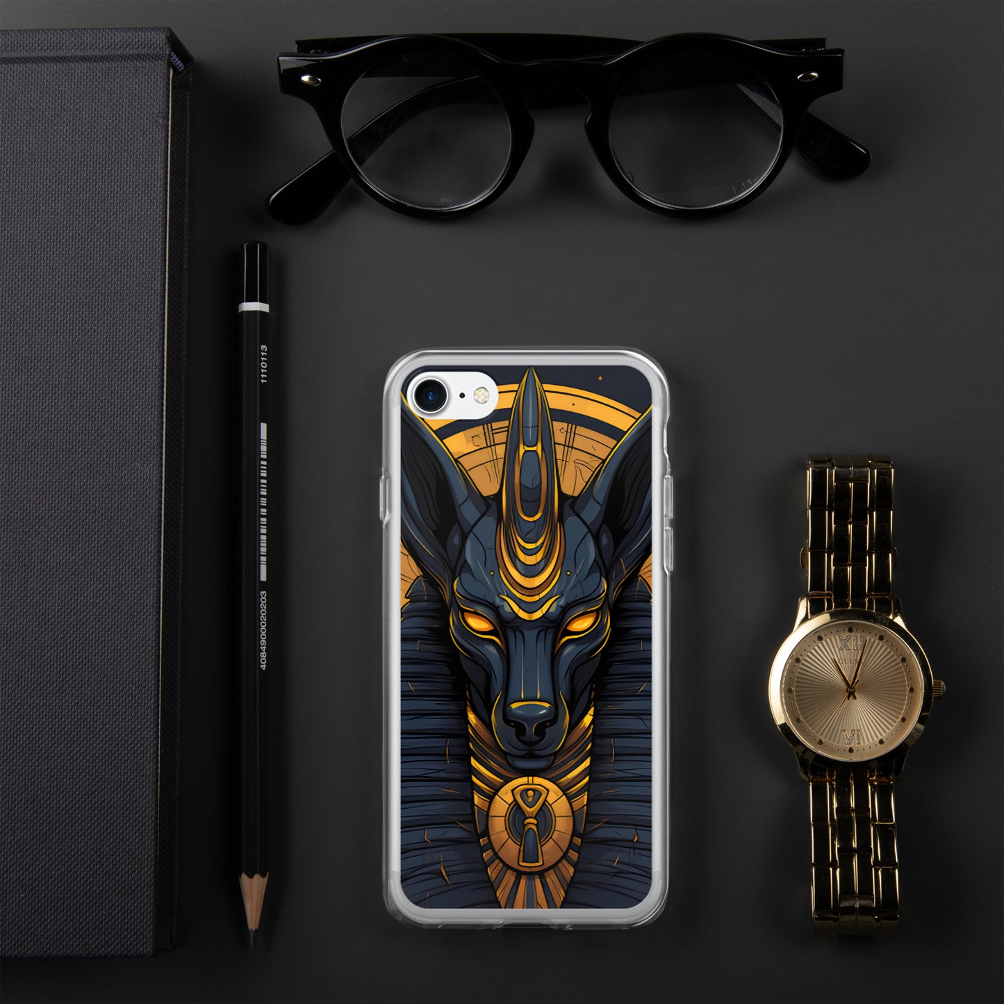 Coque pour iPhone® : Anubis, dieu de la mort et de la renaissance