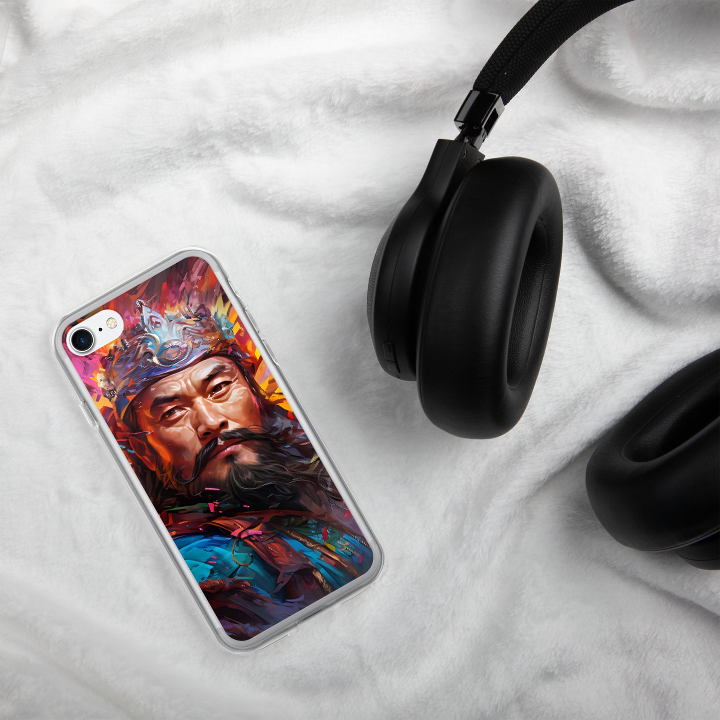 Coque pour iPhone® : Genghis Khan, guerrier des steppes