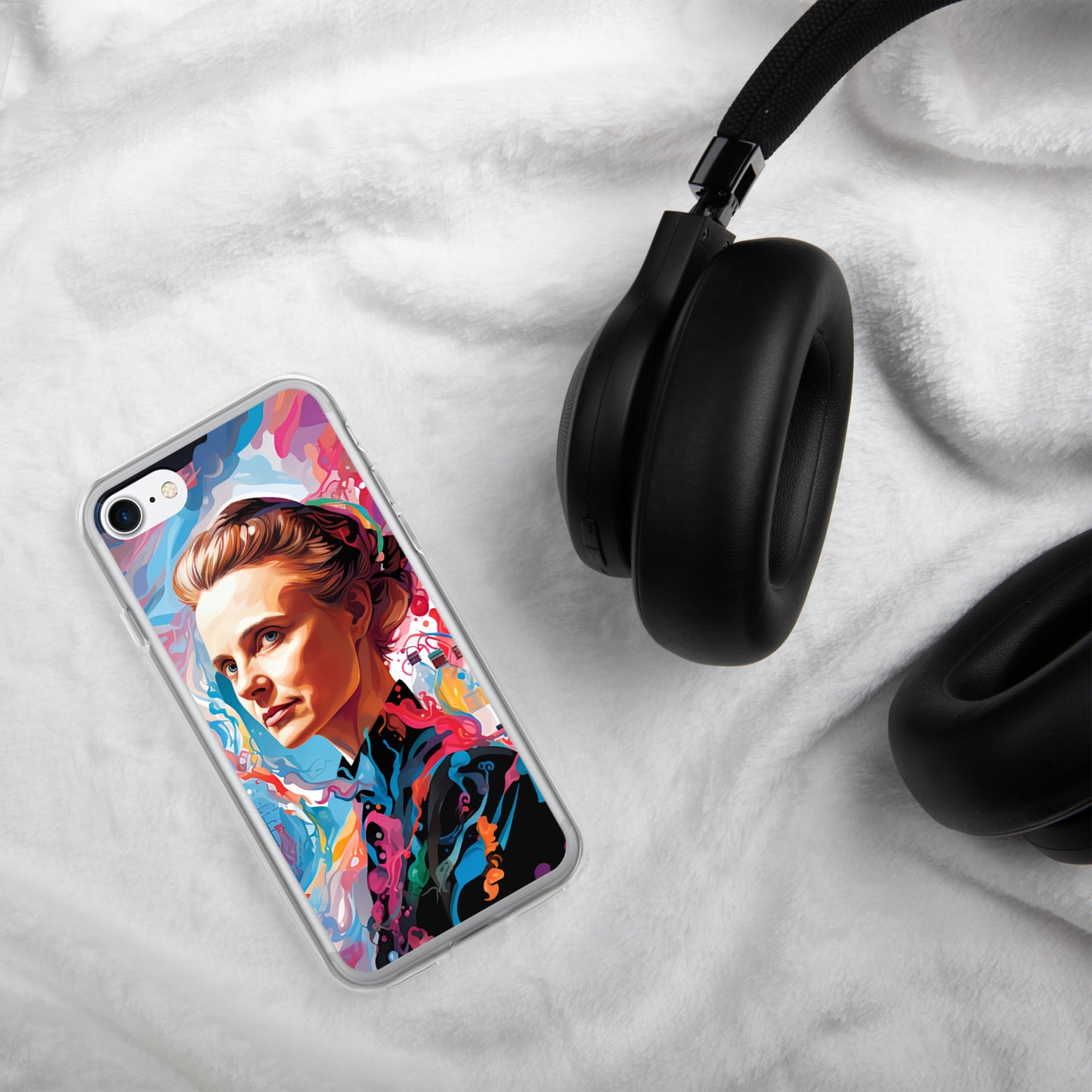 Coque pour iPhone® : Marie Curie, rayonnement scientifique