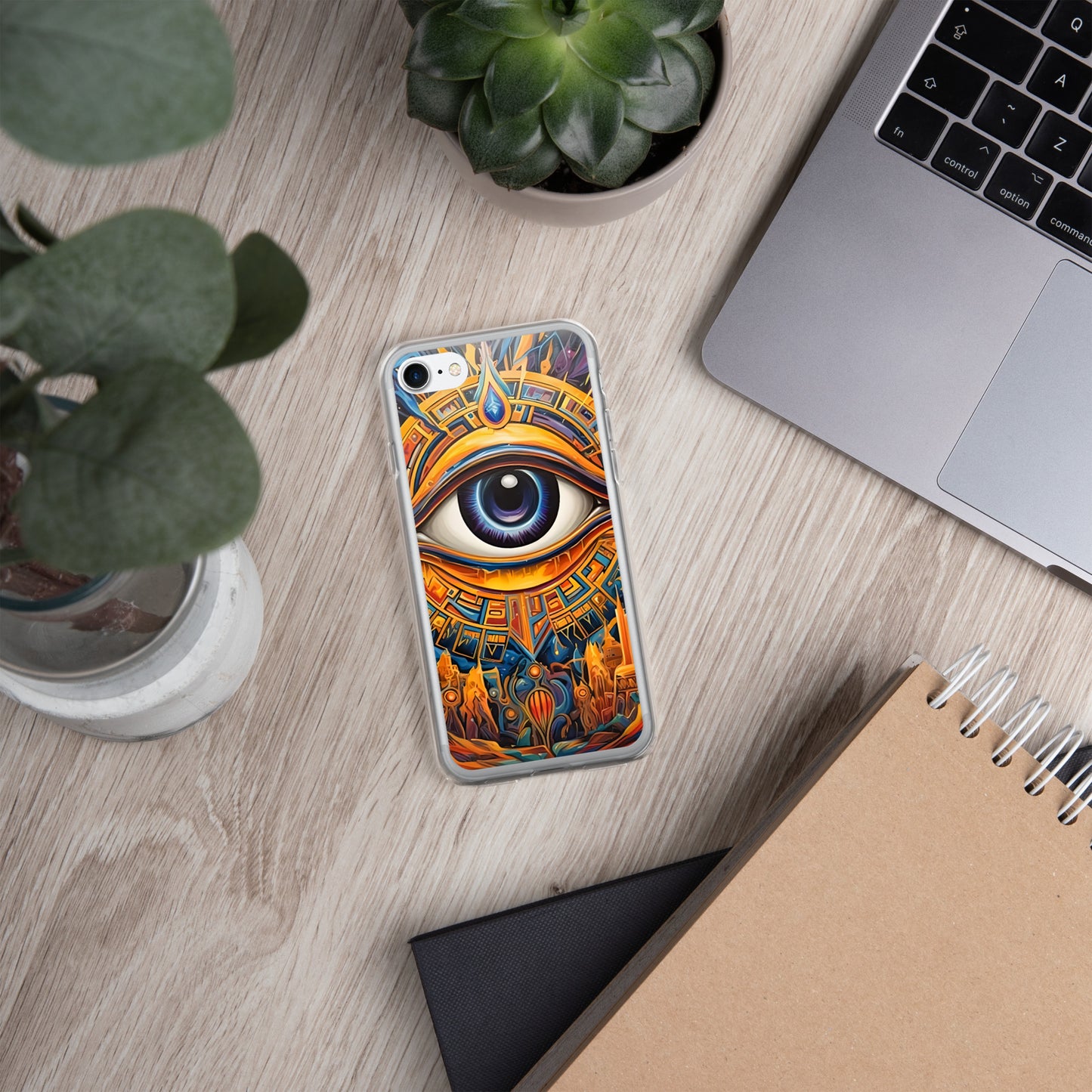 Coque pour iPhone® : L'oeil d'Horus, guérison et protection