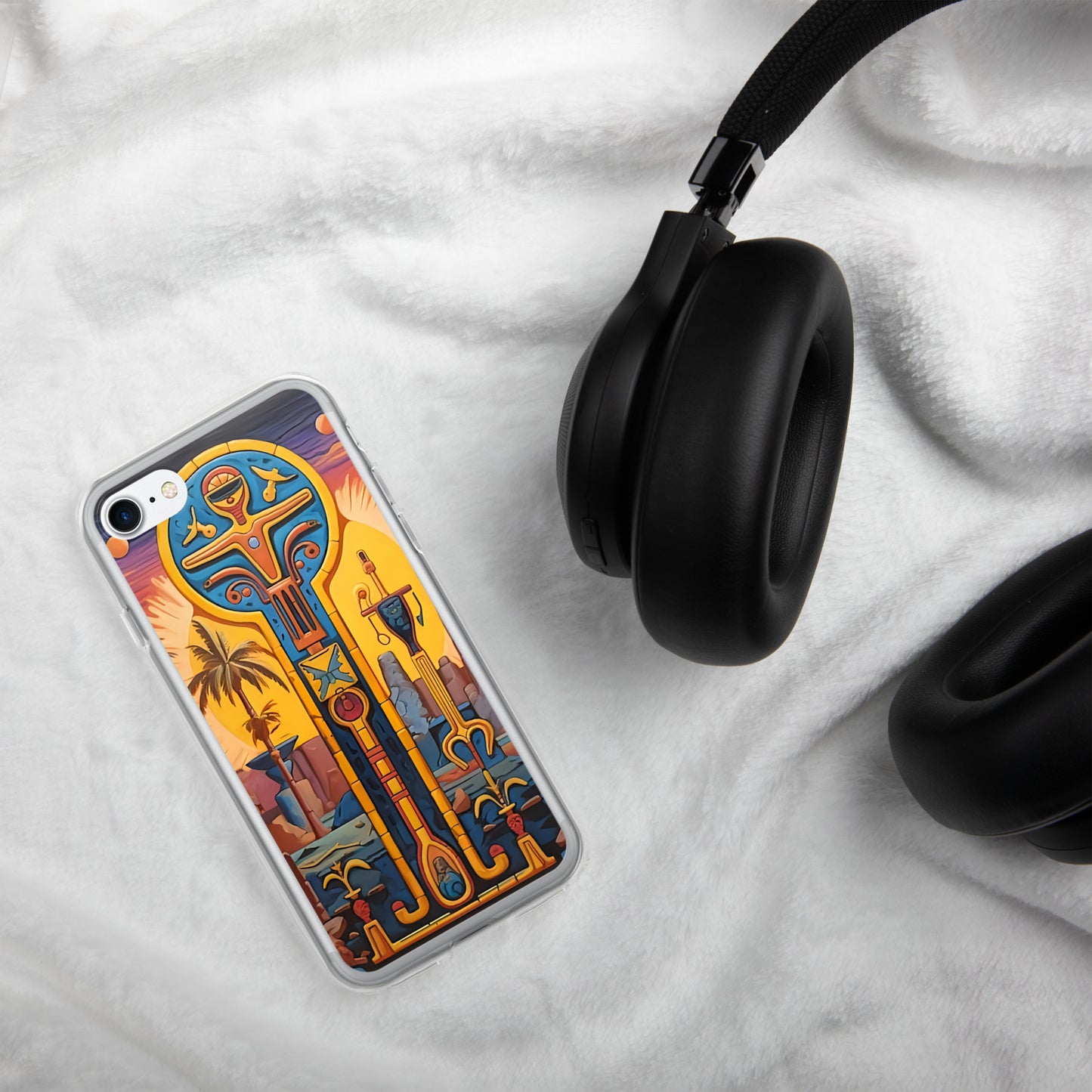 Coque pour iPhone® : La croix d'Ankh, symbole de vie éternelle