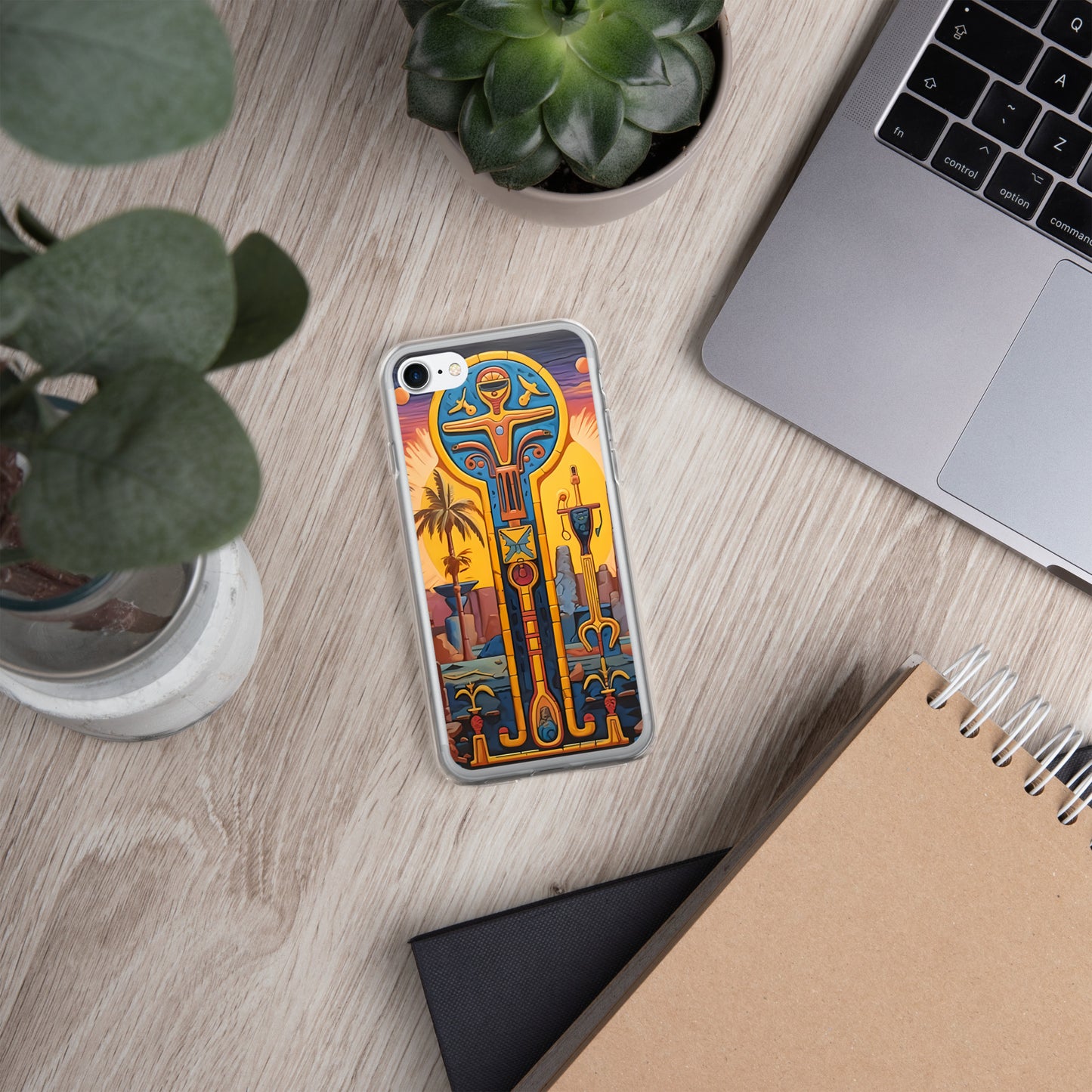 Coque pour iPhone® : La croix d'Ankh, symbole de vie éternelle