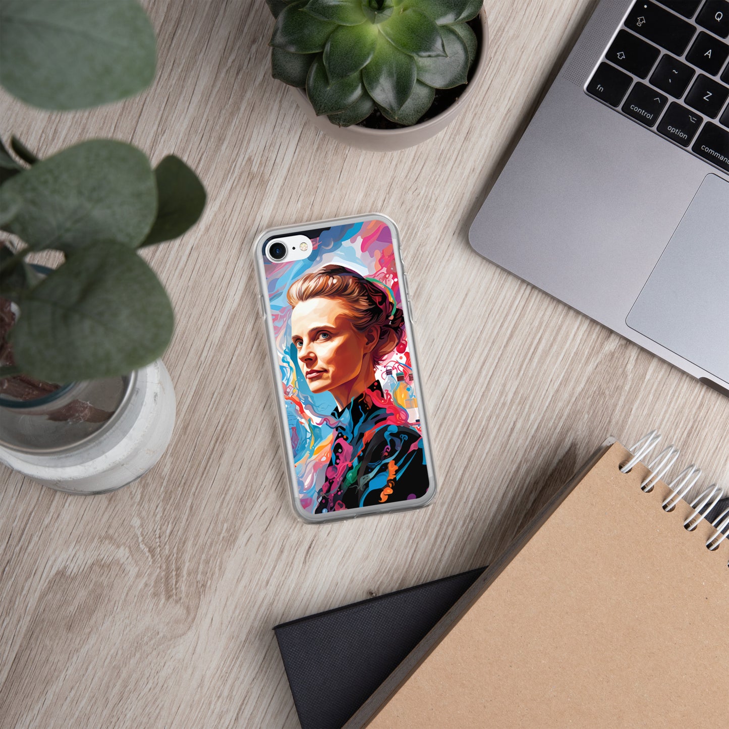 Coque pour iPhone® : Marie Curie, rayonnement scientifique