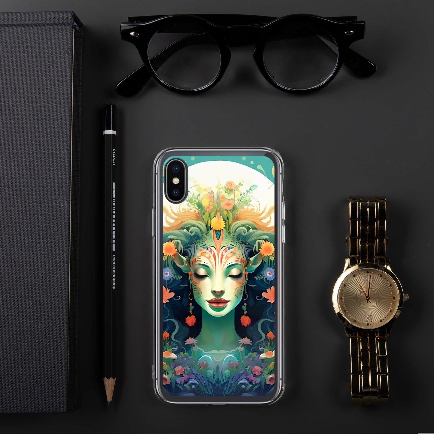 Coque pour iPhone® : Hathor, déesse de l'amour