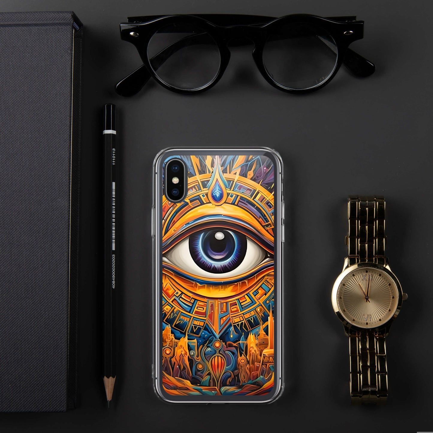 Coque pour iPhone® : L'oeil d'Horus, guérison et protection