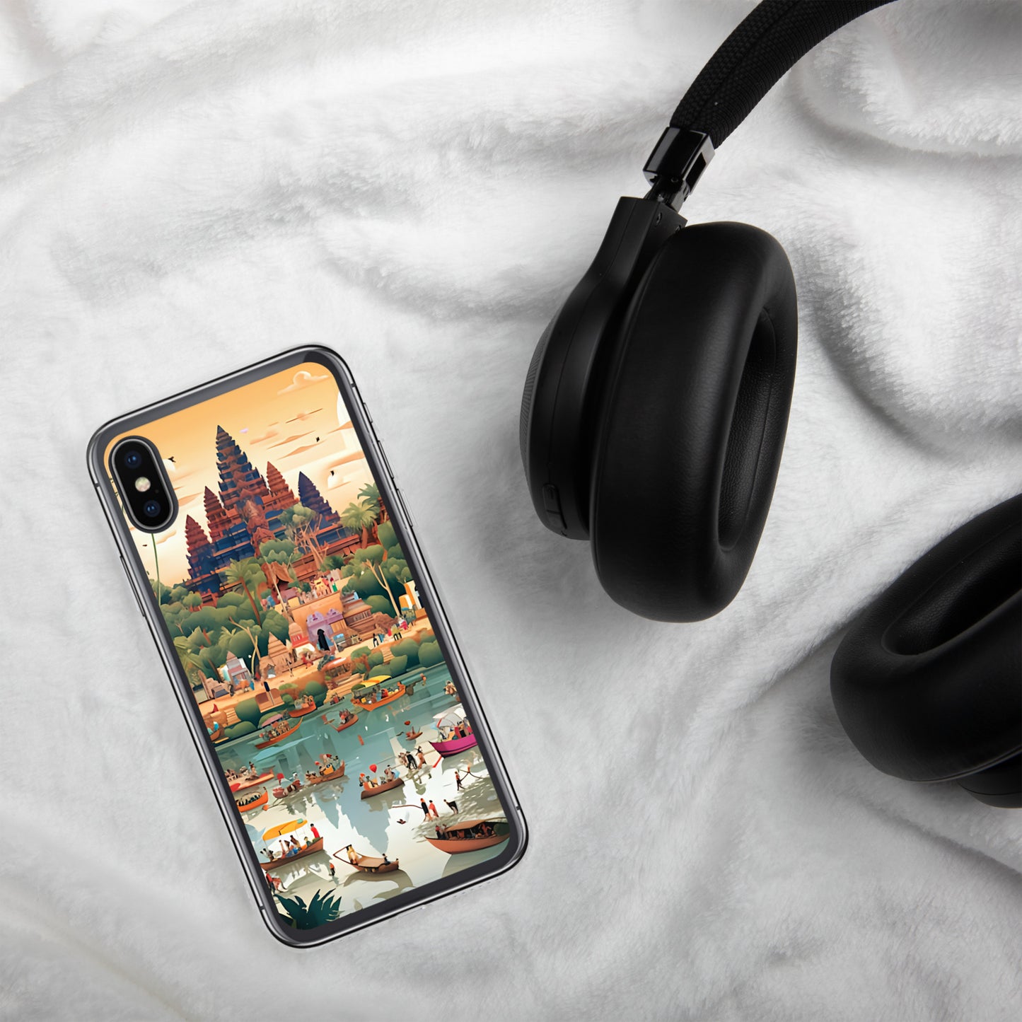 Coque pour iPhone® : Angkor Wat, merveille architecturale