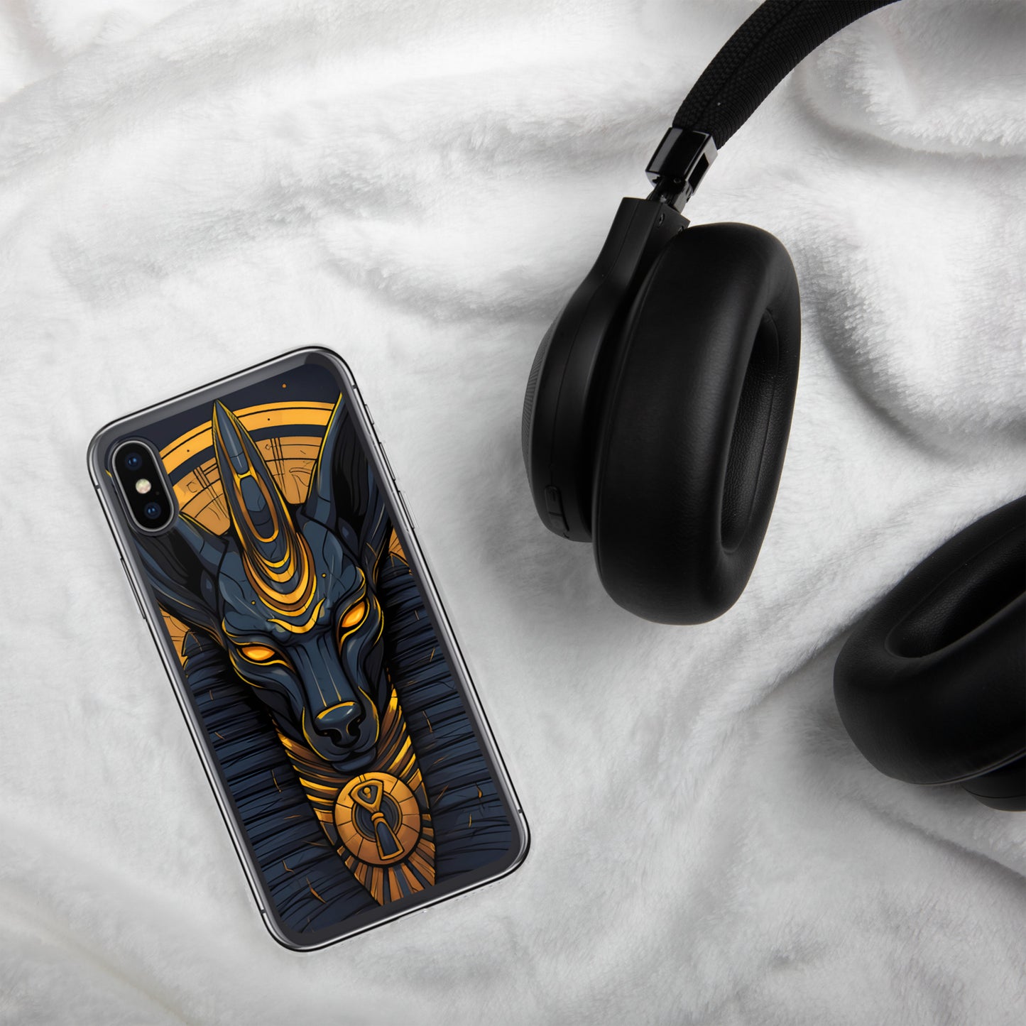 Coque pour iPhone® : Anubis, dieu de la mort et de la renaissance